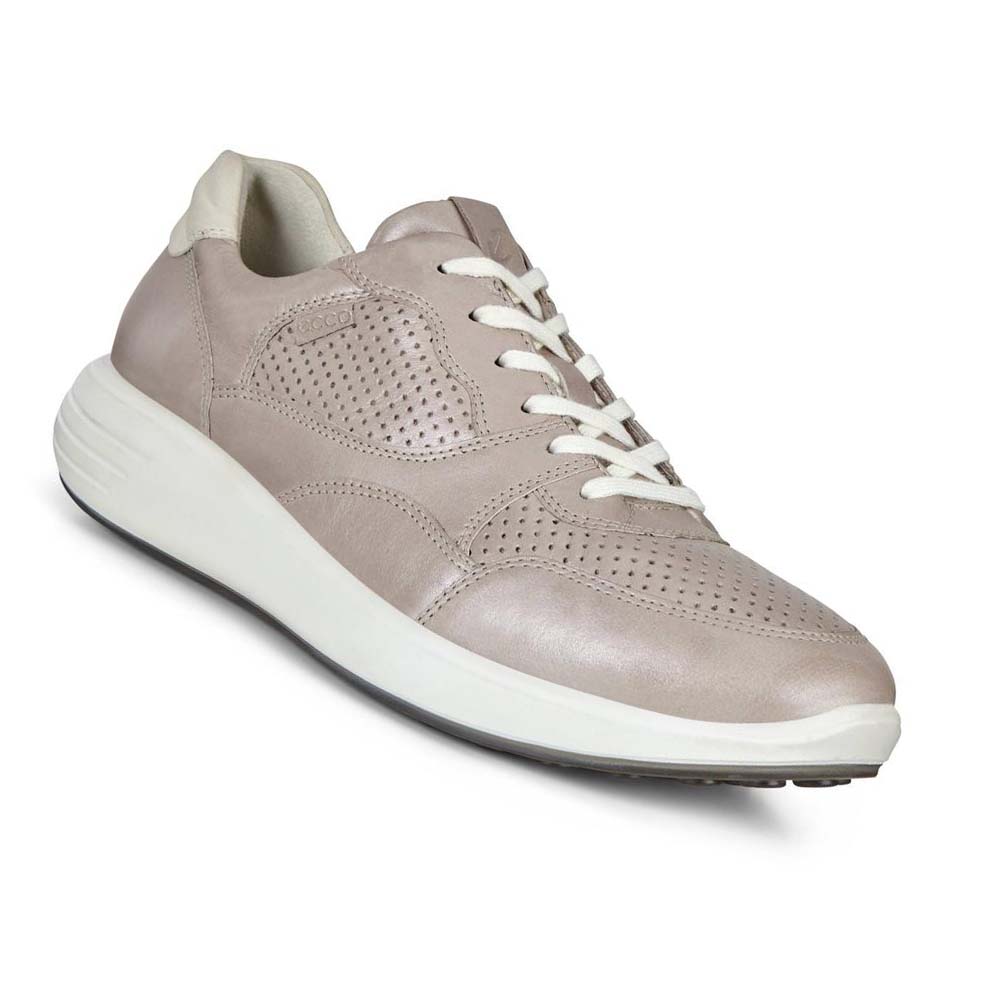 Women's Ecco Soft 7 Runner Sneakers Grey / Pink | Canada 241YXF